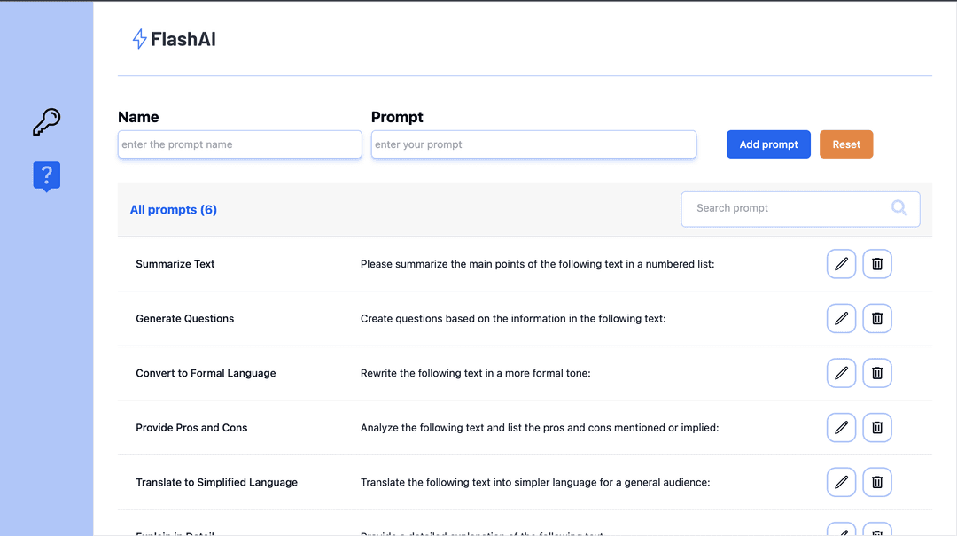 FlashAI - Your best ai productivity tools